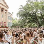 Photo of the College of Charleston's graduatig class of 2025.