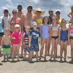 A picture of the Crance Family on an Isle of Palms, South Carolina beach.