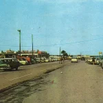 A vintage photo of IOP, SC's Ocean B oulevard.