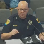 IOP Police Chief Kevin Cornett explains the parameters of the new Constitutional Carry Act that went into effect March 7.