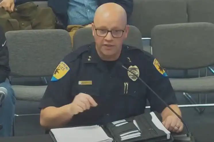 IOP Police Chief Kevin Cornett explains the parameters of the new Constitutional Carry Act that went into effect March 7.