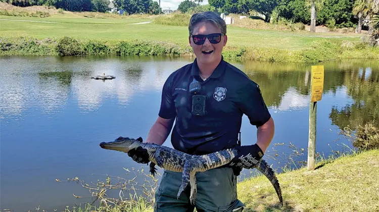 Isle of Palma, South Carolina's new IOPPD Animal Control Officer, Sean Kittrell