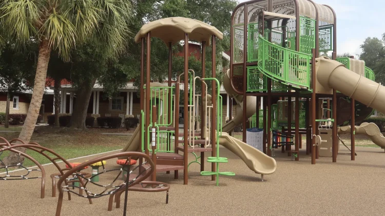 New jungle gym equipment shiwcased on IOP, SC.