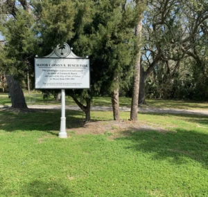 SC history pinpoint in honor of IOP, SC's first female Mayor.