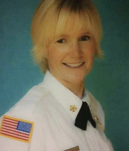 Staged photo of IOP, SC's inaugural women Fire head honcho. 