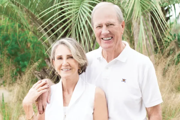 Former Representative on the US Congress for South Carolina's District 1, Tommy Harnett and his wife, Bonnie.