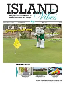 April 2025 front page of Island Vibes