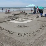 IOP Sand Sculpting Competition: Best in Show overall winner, “Riverdogs Days of Summer.”