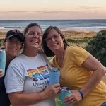 Boston friends from Univ of New Hampshire chose Isle of Palms, SC for their vacation destination, celebrating 40+ years of friendship