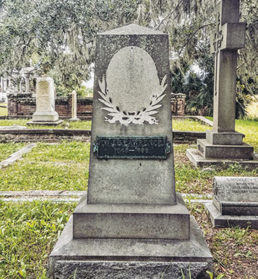 Dr. Joseph S. Lawrence's grave site.