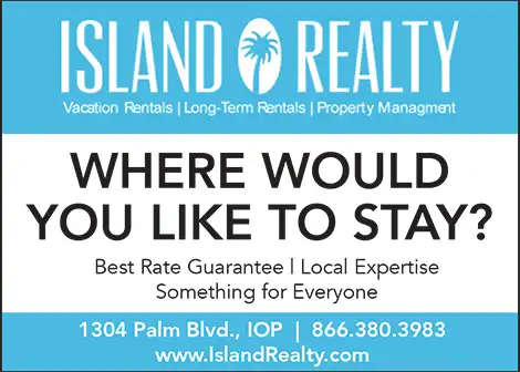 Island Realty. Vacation Rentals, Long-Term Rentals and Property Management. Isle of Palms, SC.