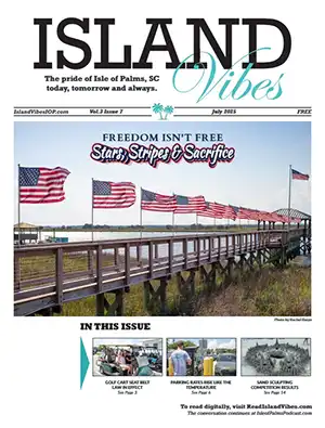July 2025 front page of Island Vibes digital eNewspaper