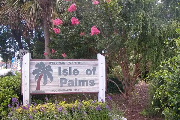 Isle of Palms, SC sign at the city limits