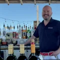 Joshua Blaylock, behind the bar at The Boathouse.