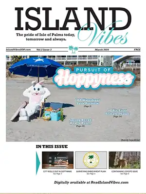 March 2024 Island Vibes Newspaper front page. Issue 2, Vol. 3.