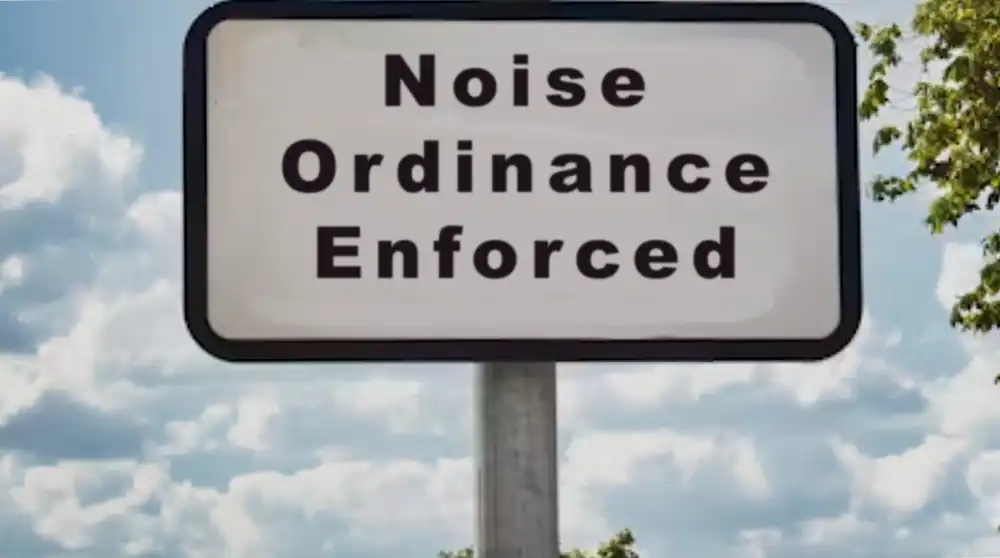 Noise ordinance sign