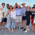 13 of the Price family 14 on the beach at Isle of Palms, SC