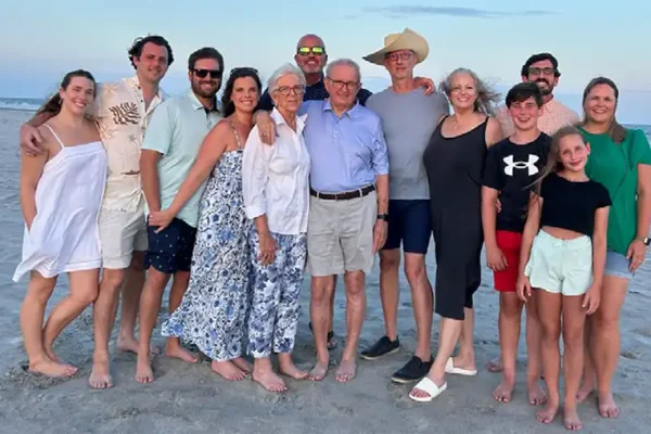 13 of the Price family 14 on the beach at Isle of Palms, SC